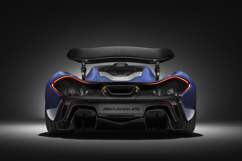 Illustration for article titled The McLaren P1 Farewell Is Dressed In Stunning Naked Blue Carbon